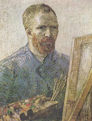 Vincent Van Gogh Self-Portrait in Fromt of thte Easel  (nn04) Germany oil painting art